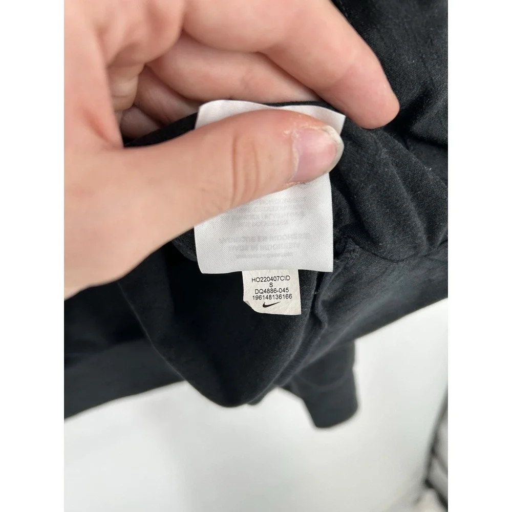Nike Yoga Lightweight Hoodie Pullover Loose Fit Dark Grey DQ4886-045 Small‎